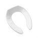 Church 295SSC Elongated, Open Front Toilet Seat without Lid