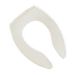 Church 9500SSC Elongated, Open Front less Cover, Commerical Plastic Toilet Seat